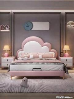 佛山大厂货，高质量仿真皮，实木床边，高密度海绵，带实木床板，全新包装，特价处理 - 来宾28生活网 lb.28life.com